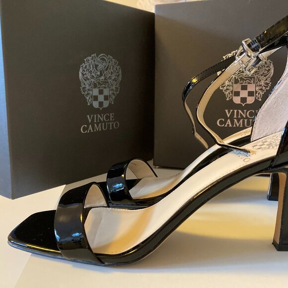 Vince Camuto black patent leather heel - Picture 3 of 16